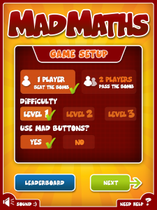 Mad Maths for iPhone and iPad